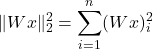 expected squared norm equals n