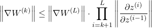 gradient bounded by a product of norms