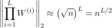gradient norm with root-n factors